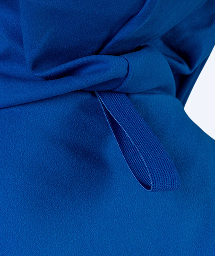 Watery bathing poncho for junior (6-15) - Microfiber - Royal Blue - Image 11