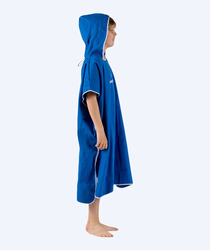Watery bathing poncho for junior (6-15) - Microfiber - Royal Blue - Image 2