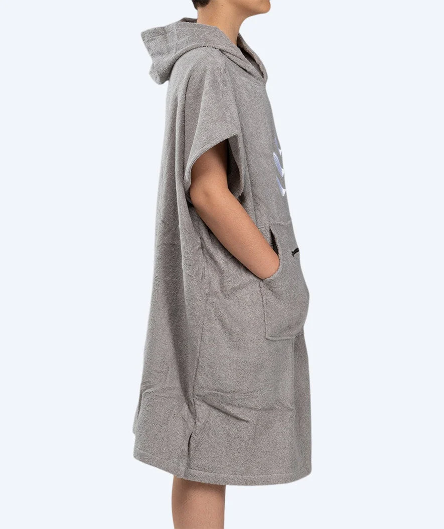 Watery bathing poncho for junior (6-15) - Cotton - Grey - Image 8