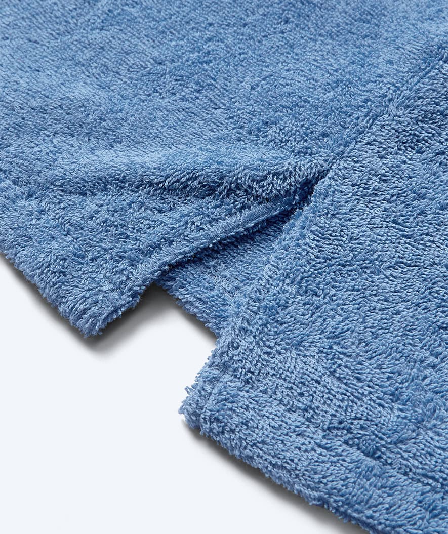 Watery bathing poncho for kids (1-6) - Cotton - Atlantic Blue - Image 12