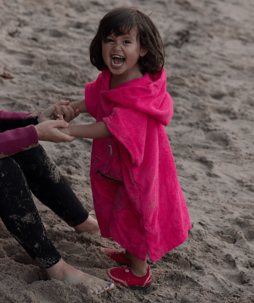 Watery bathing poncho for kids (1-6) - Cotton - Black - Image 5