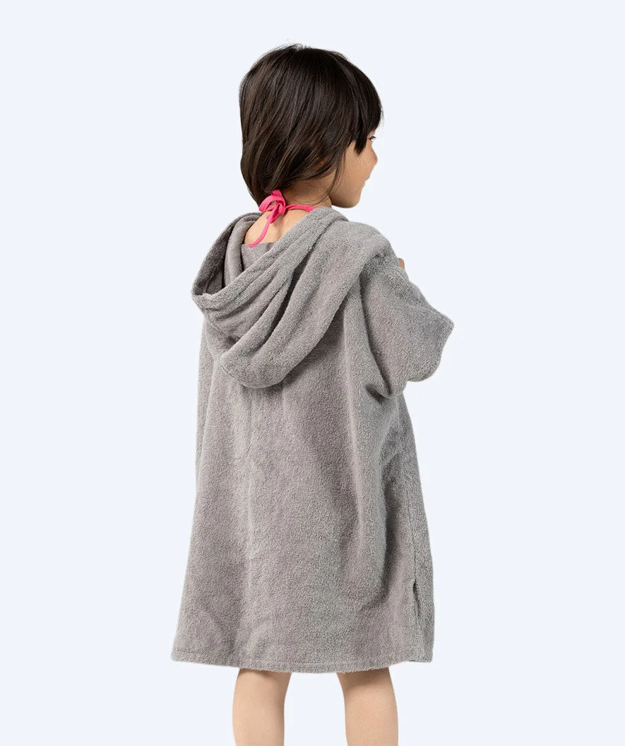 Watery bathing poncho for kids (1-6) - Cotton - Grey - Image 2