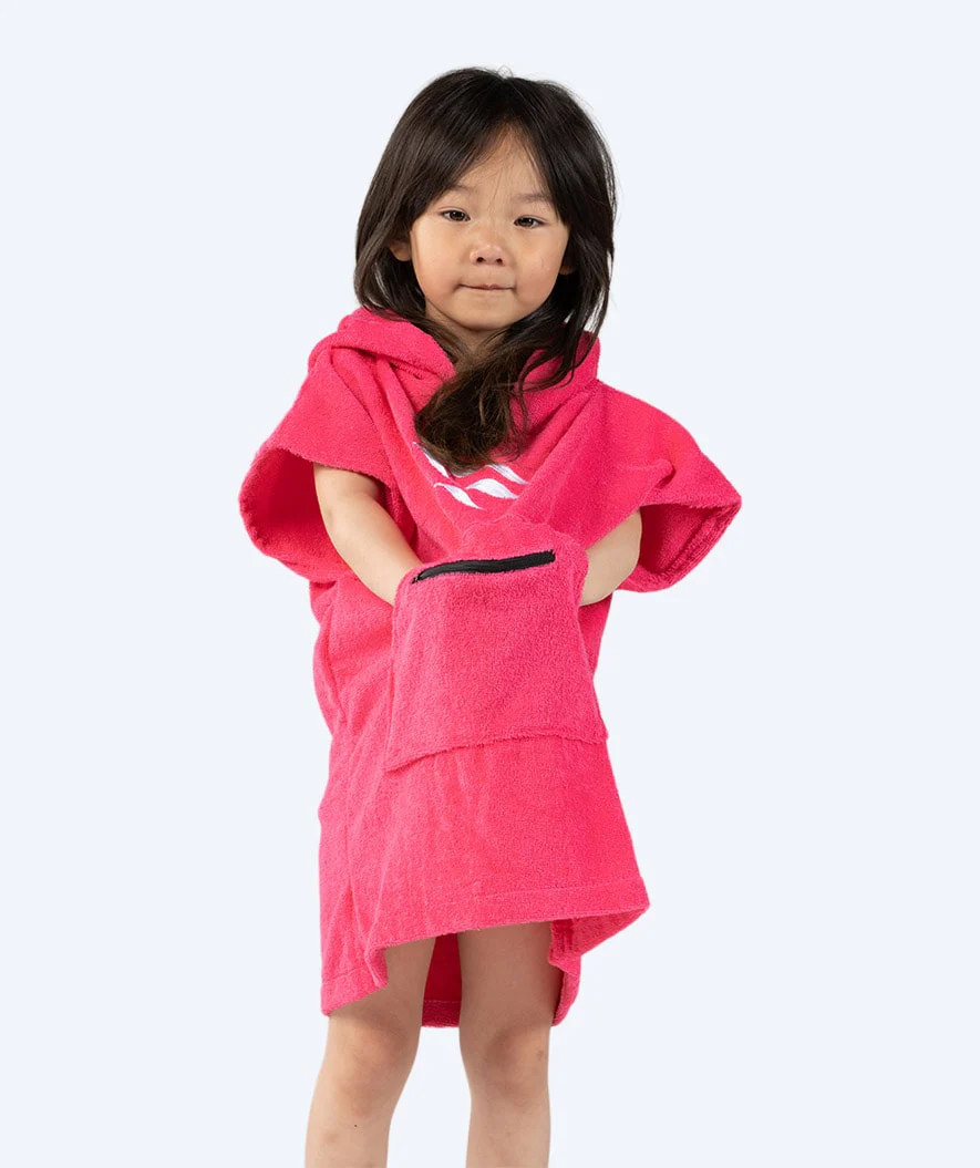 Watery bathing poncho for kids (1-6) - Cotton - Pink - Image 11