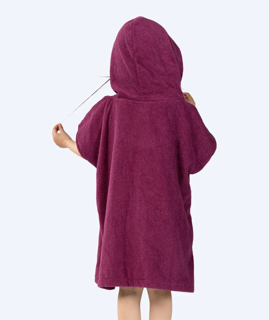 Watery bathing poncho for kids (1-6) - Cotton - Purple - Image 3