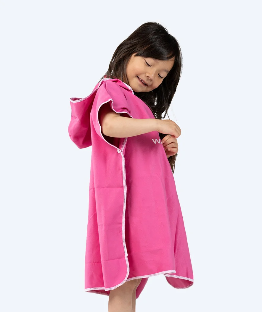 Watery bathing poncho for kids (1-6) - Microfiber - Pink - Image 6