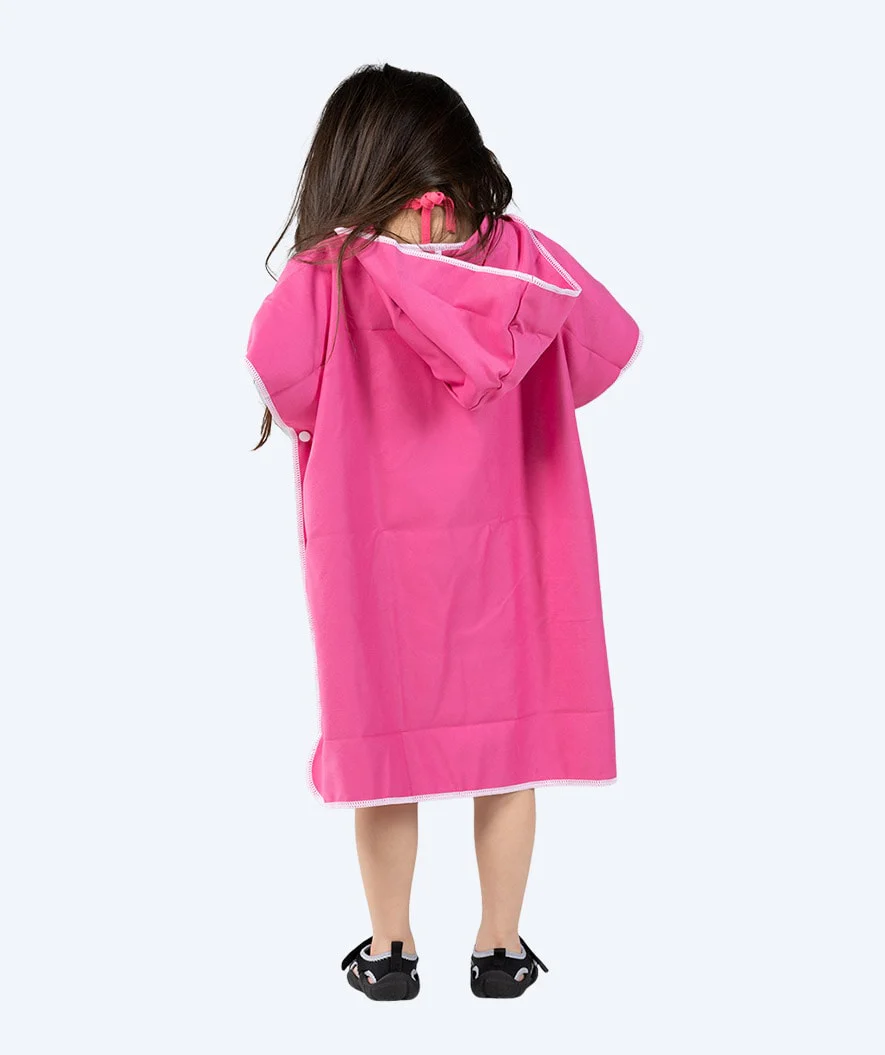 Watery bathing poncho for kids (1-6) - Microfiber - Pink - Image 7