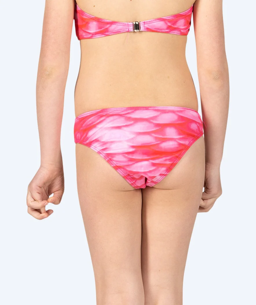 Watery mermaid bikini bottom for girls - Pink Blush - Image 3