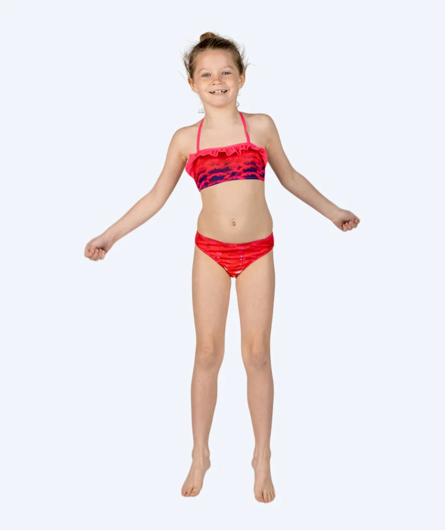 Watery mermaid bikini bottom for girls - Sunrise - Image 5