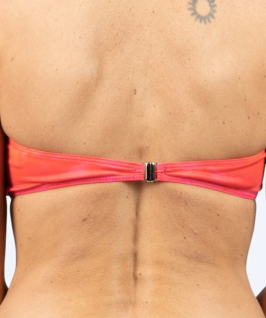Watery mermaid bikini top for women - Orange Twist - Image 5