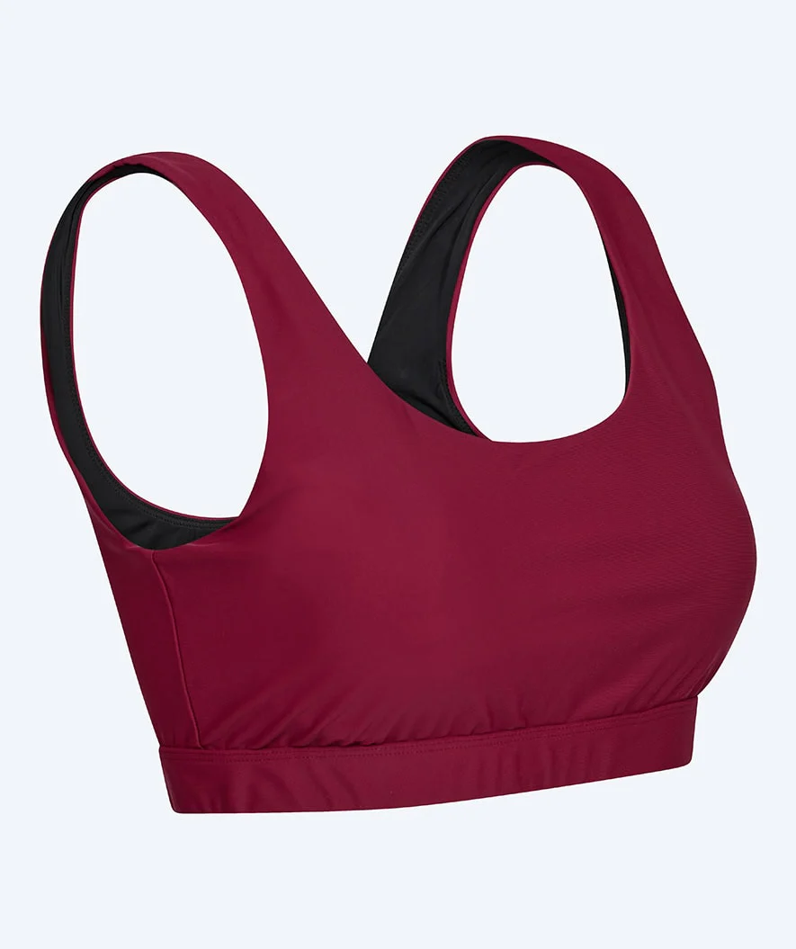 Watery bikini top for women - Remington - Dark red - Image 6