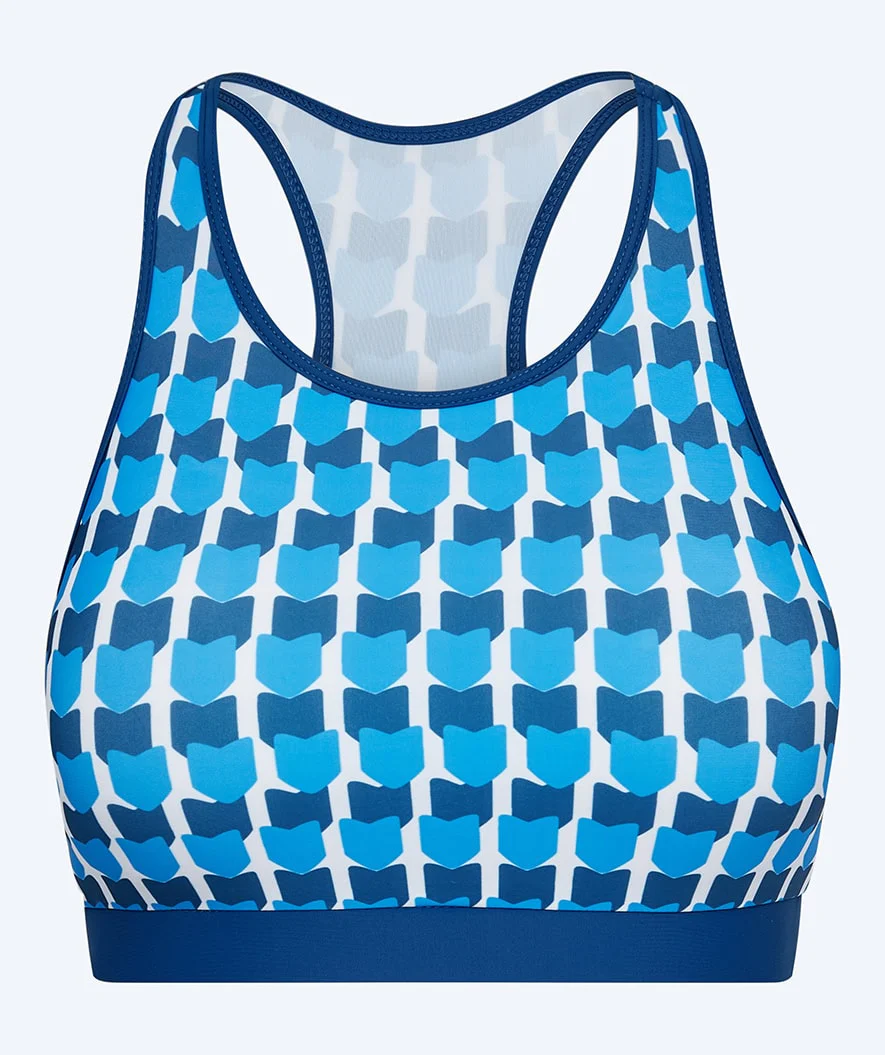 Watery bikini top for women - Sirona - Blue - Image 2
