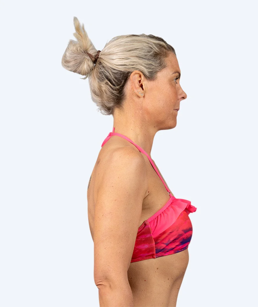 Watery mermaid bikini top for women - Sunrise - Image 2