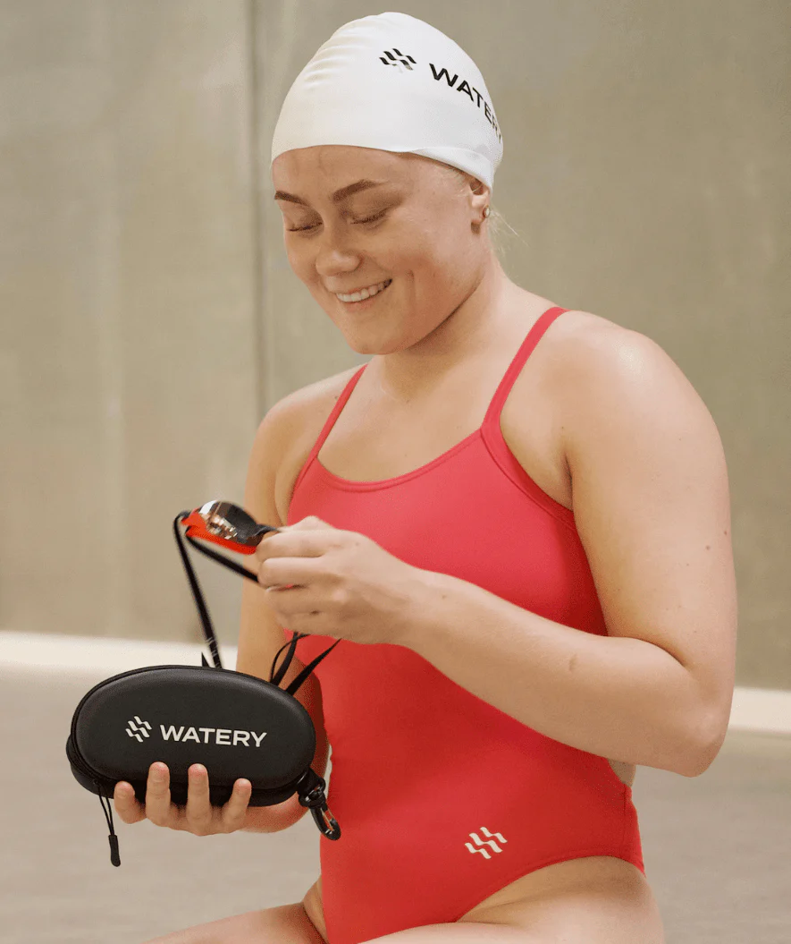 Watery swim goggles case - Active - Orange - Image 4