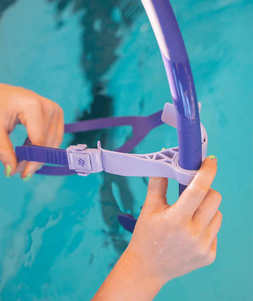 Watery center snorkel for swimming - Phoenix Elite - Grey - Image 5