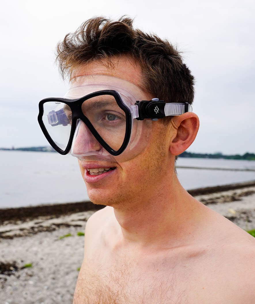 Watery Combo snorkel set for adults (from 15 years) - Itzel - Black - Image 6