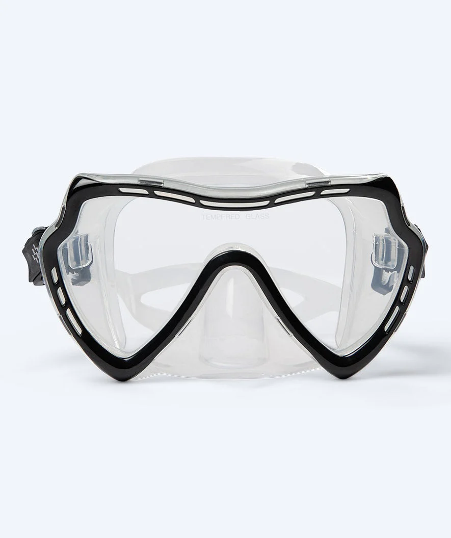 Watery Combo snorkel set for adults (from 15 years) - Nebula - Black - Image 2