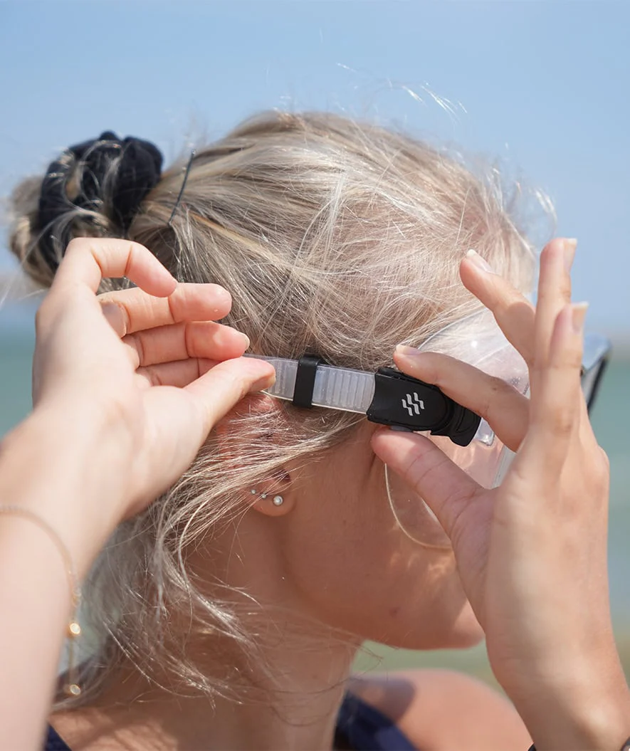Watery Combo snorkel set for adults (from 15 years) - Nebula - Black - Image 7