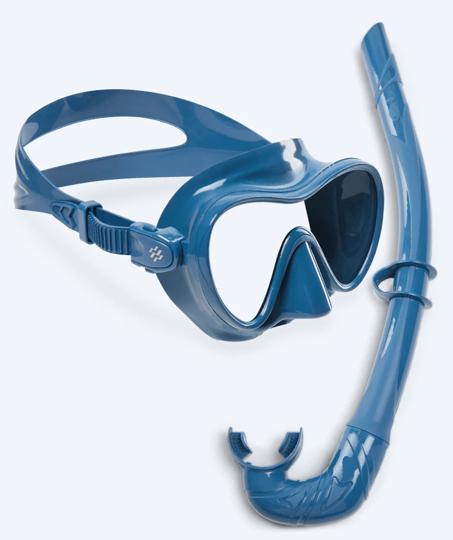 Watery Combo snorkel set for adults - Cliff - Blue - Image 13