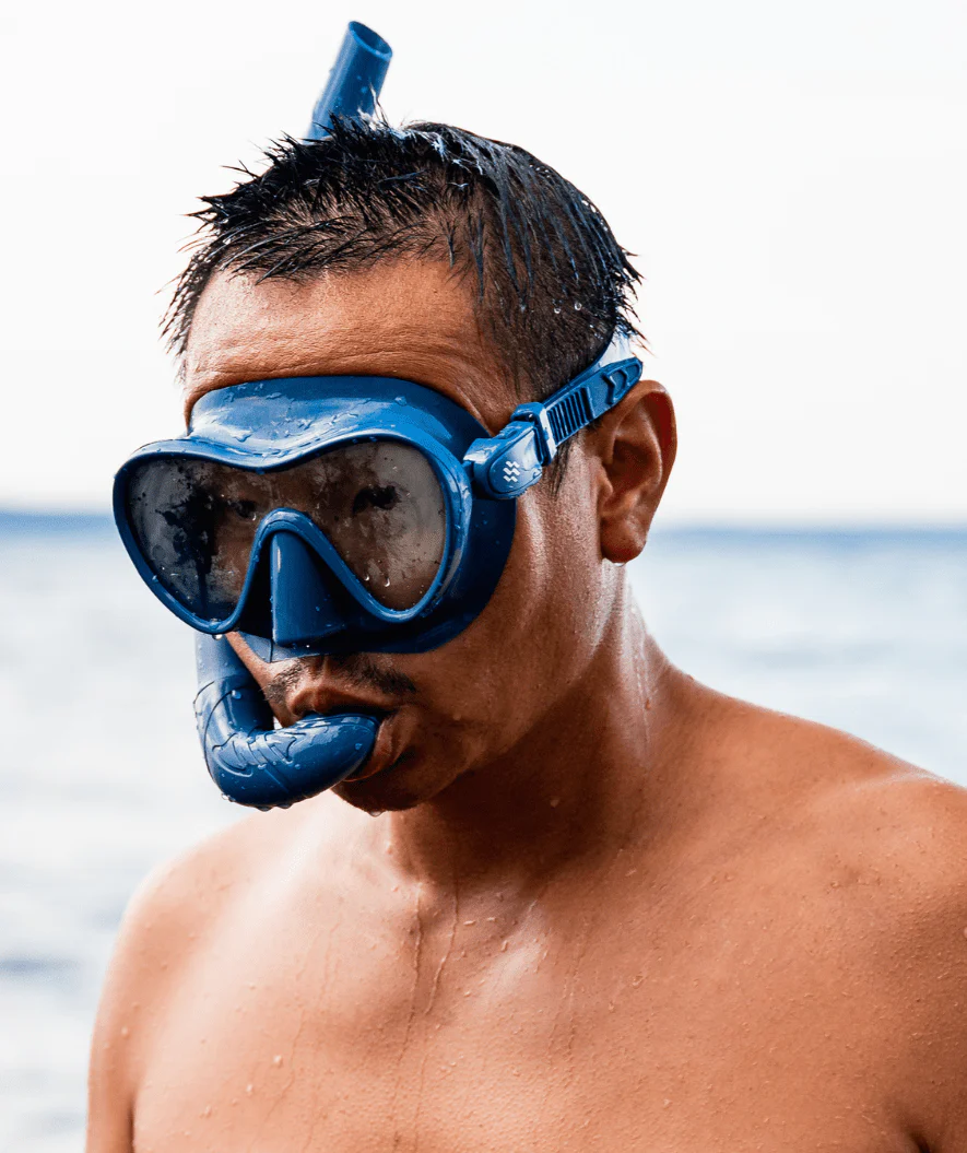 Watery Combo snorkel set for adults - Cliff - Blue - Image 4