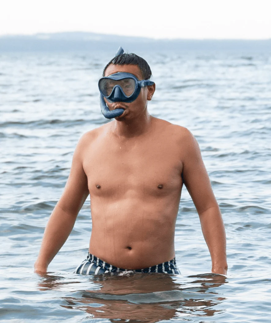 Watery Combo snorkel set for adults - Cliff - Blue - Image 5