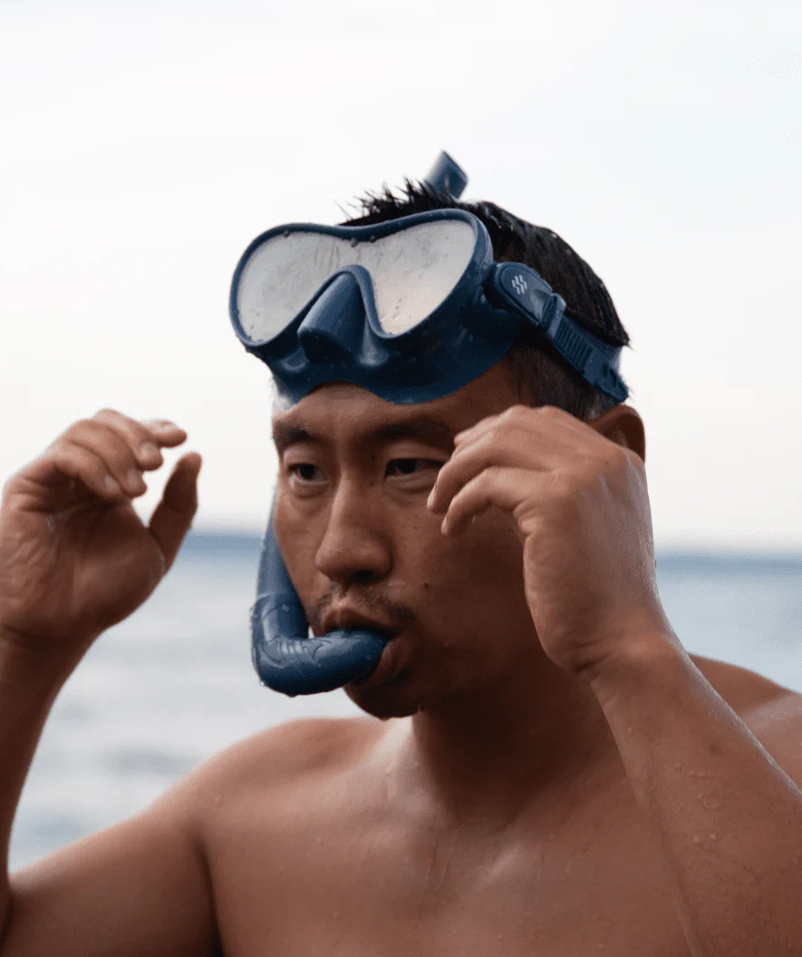 Watery Combo snorkel set for adults - Cliff - Green - Image 5