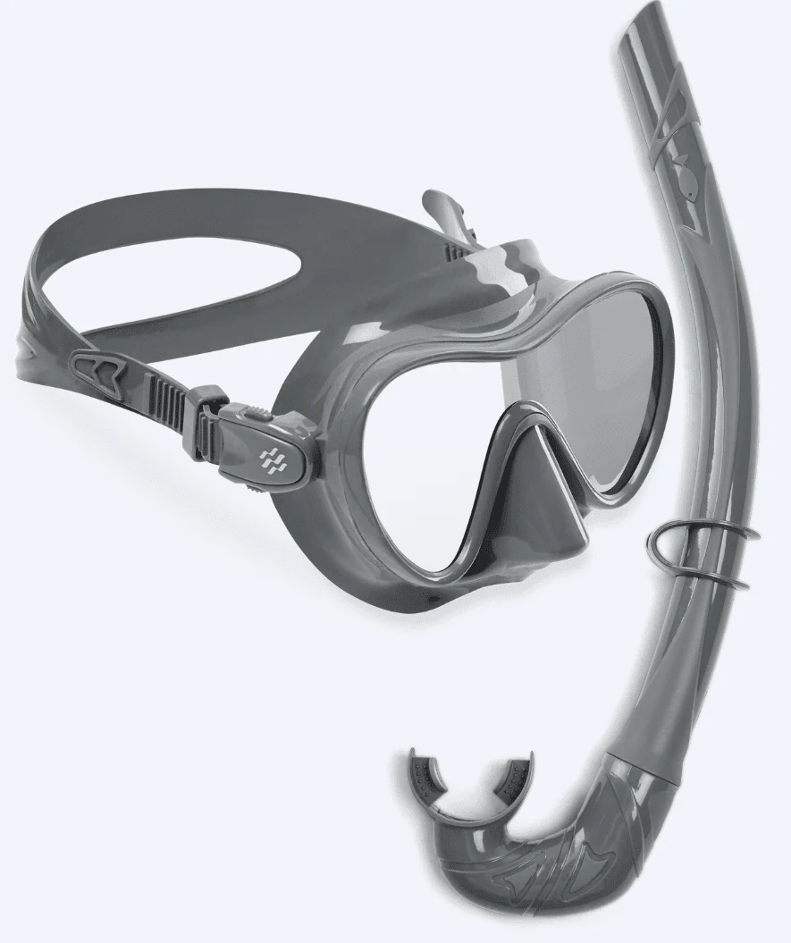 Watery diving mask for adults (from 12 years) - Cliff - Grey - Image 11