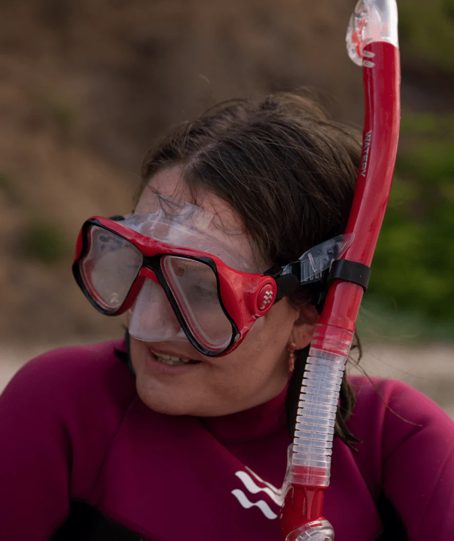Watery Combo snorkel set for adults - Hudson Full-dry - Black - Image 6