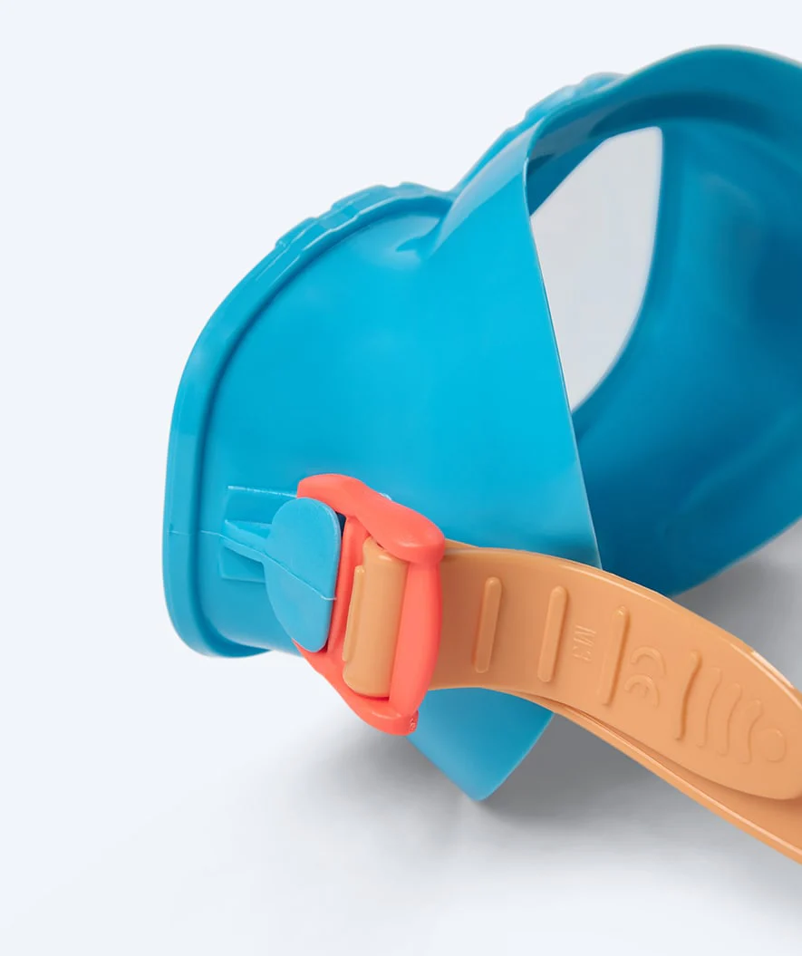 Watery Combo snorkel set for kids (4-10) - Wyre - Blue/orange - Image 7