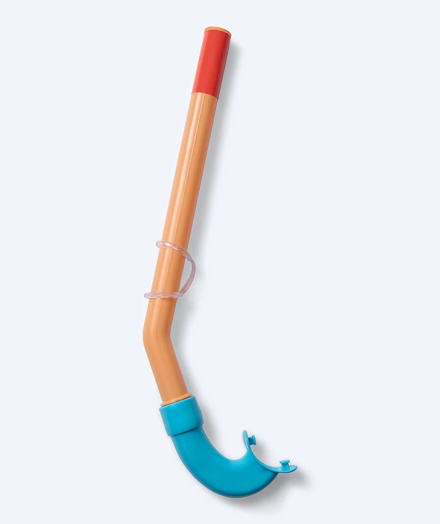 Watery Combo snorkel set for kids (4-10) - Wyre - Blue/orange - Image 9