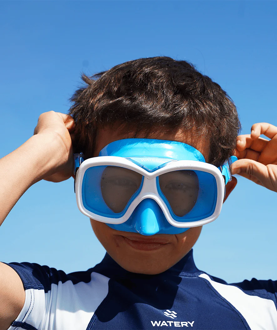 Watery Combo snorkel set for junior (8-15) - Misu - Blue - Image 10