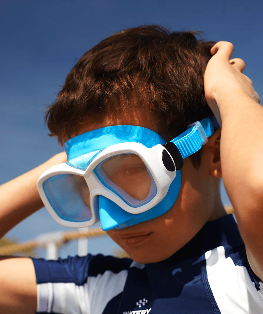 Watery Combo snorkel set for junior (8-15) - Misu - Blue - Image 4