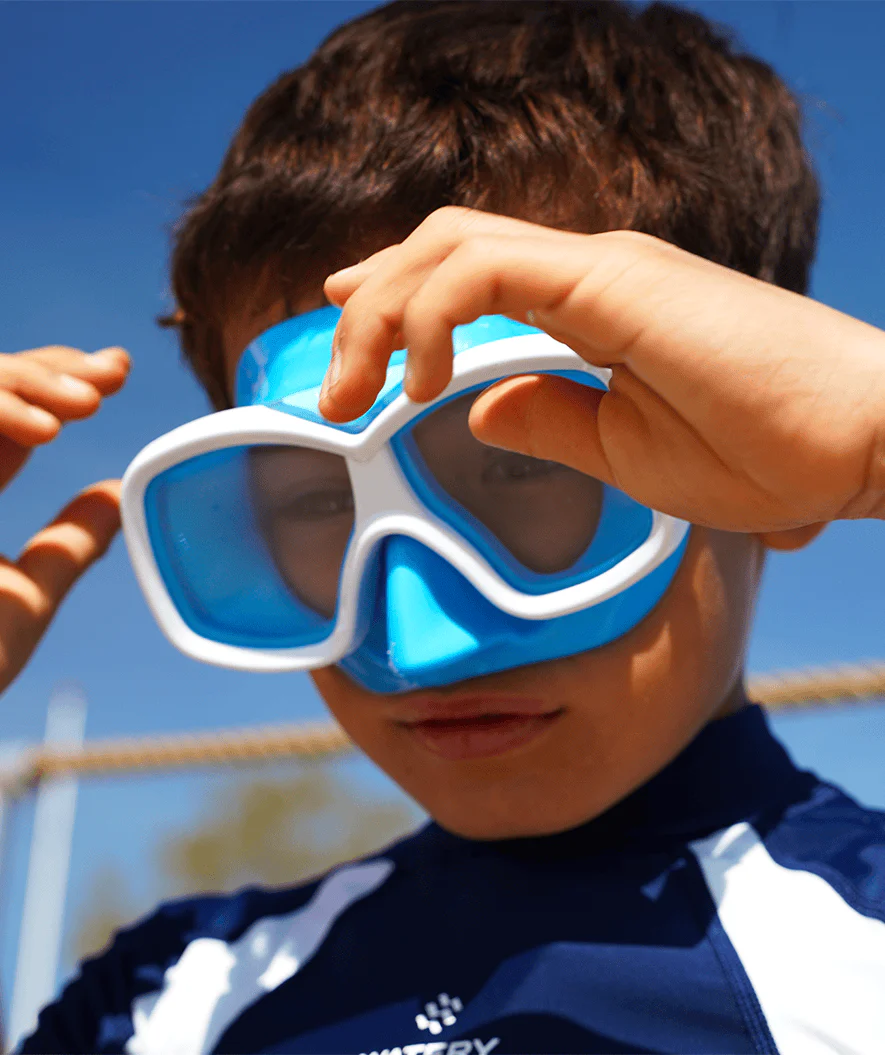 Watery Combo snorkel set for junior (8-15) - Misu - Blue - Image 6