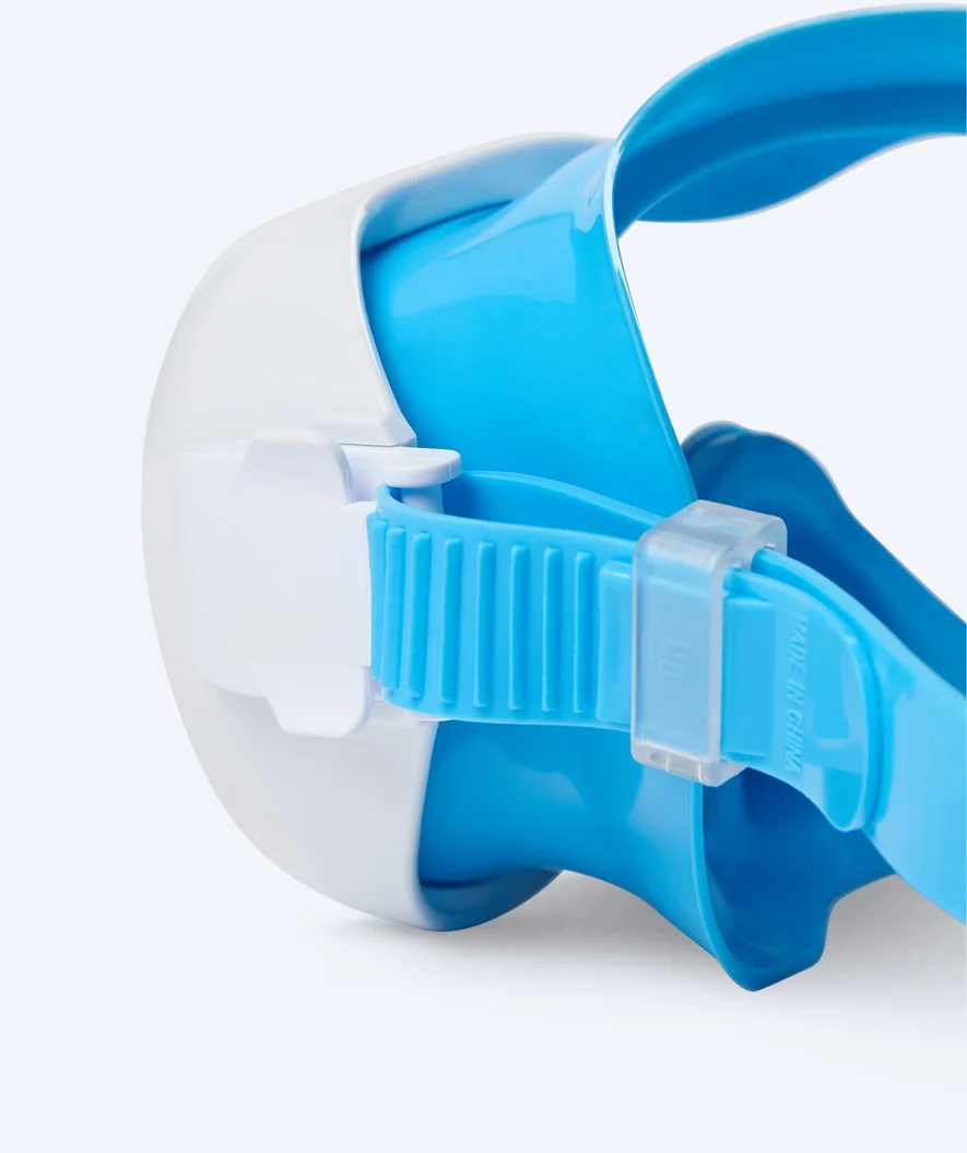 Watery Combo snorkel set for junior (8-15) - Odine - Blue/white - Image 7