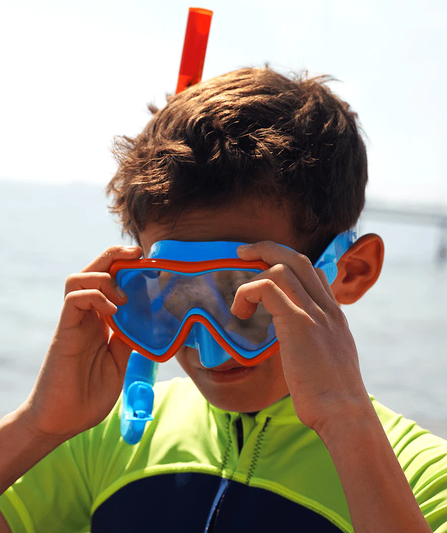 Watery Combo snorkel set for kids (4-10) - Pulina - Light pink/purple - Image 4