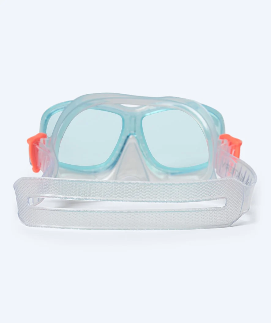 Watery Combo snorkel set for kids (4-10) - Wyre - White/blue - Image 3