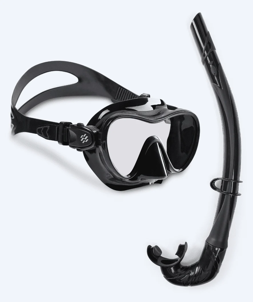 Watery diving mask for kids (4-12) - Cliff - Black - Image 8