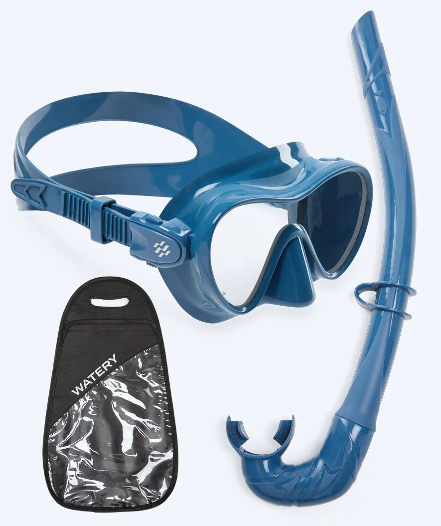 Watery Combo snorkel set for kids - Cliff - Dark blue - Image 11