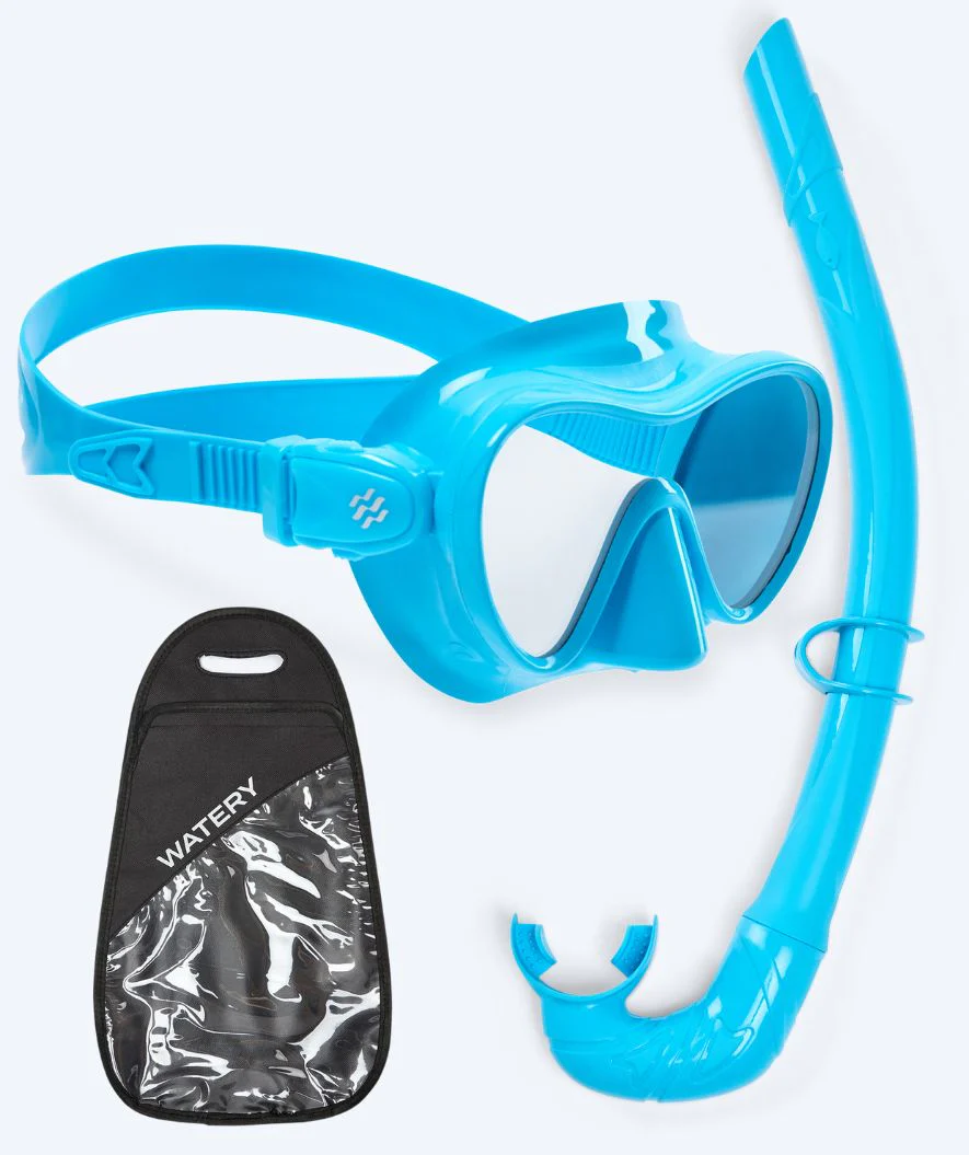 Watery Combo snorkel set for kids - Cliff - Light blue - Image 12