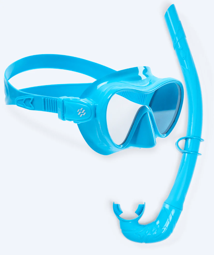 Watery Combo snorkel set for kids - Cliff - Light blue - Image 13