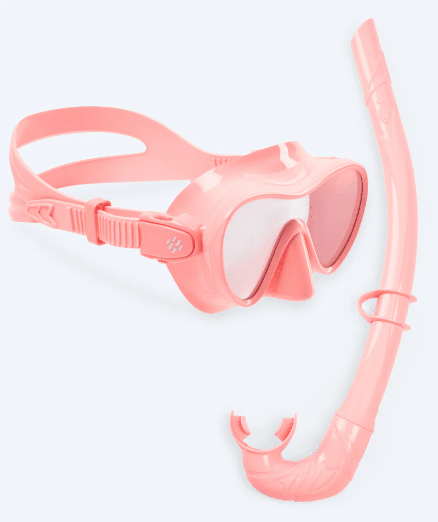 Watery Combo snorkel set for kids - Cliff - Pink - Image 10