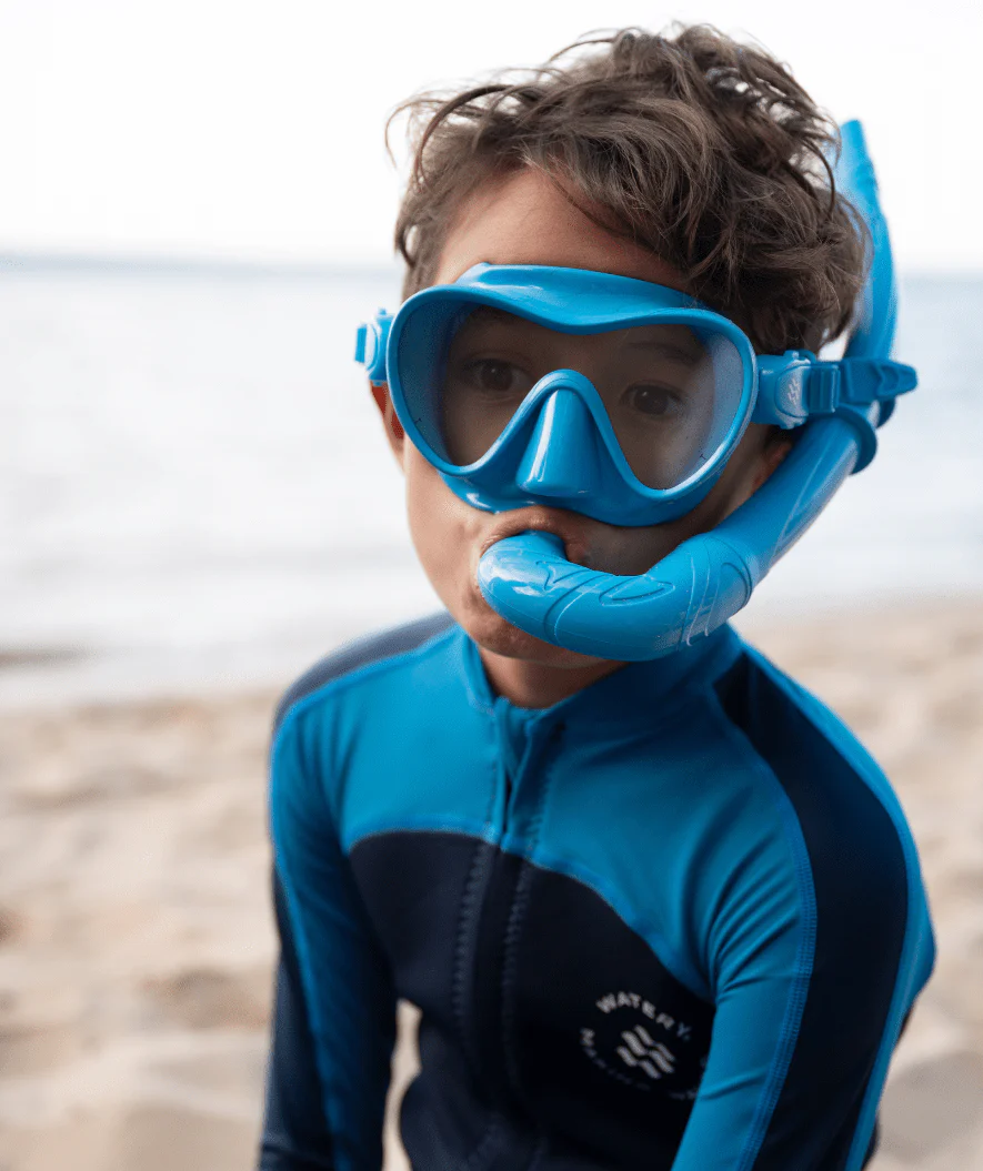 Watery Combo snorkel set for kids - Cliff - Pink - Image 5