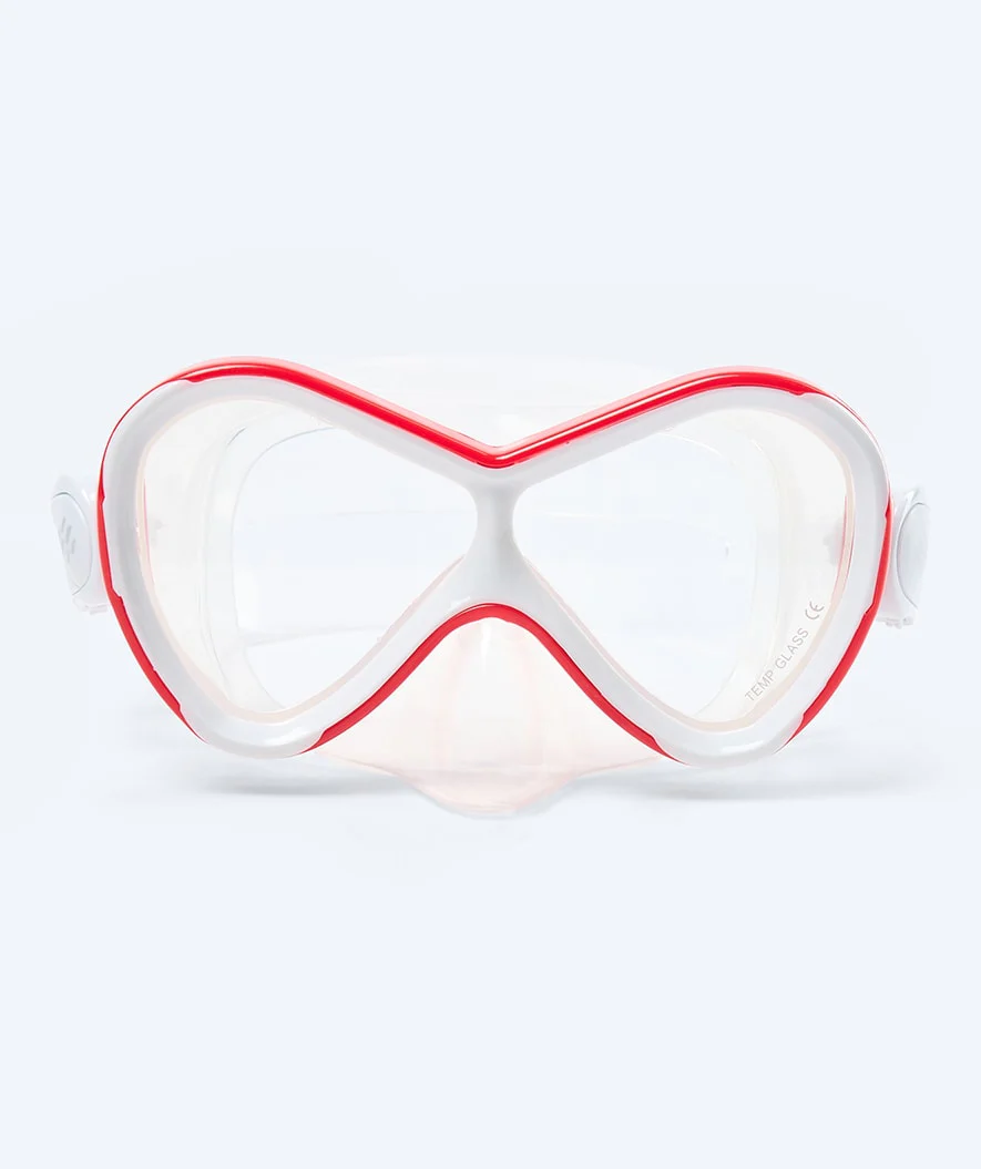 Watery Combo snorkel set for kids - Triton Full-dry - Red - Image 2