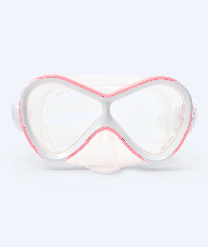 Watery Combo snorkel set for kids - Triton Semi-dry - Light pink - Image 2