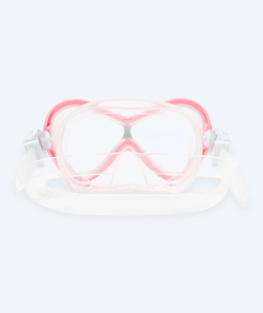 Watery Combo snorkel set for kids - Triton Semi-dry - Light pink - Image 3
