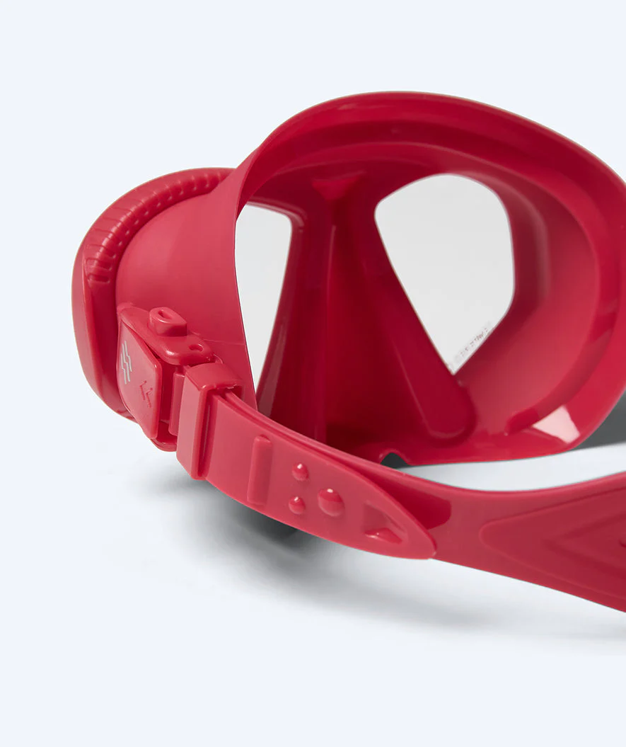 Watery diving mask for adults (from 15 years) - Douglas - Dark red - Image 4