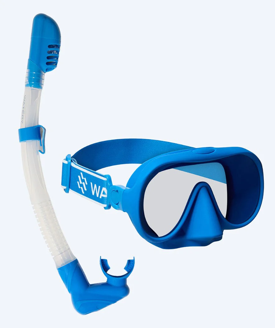 Watery Combo snorkel set for adults (from 15 years) - Alton - Blue