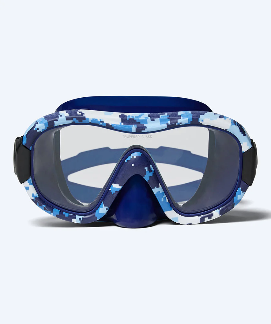 Watery diving mask for adults (from 12 years) - Rudder Camo - Dark blue - Image 3