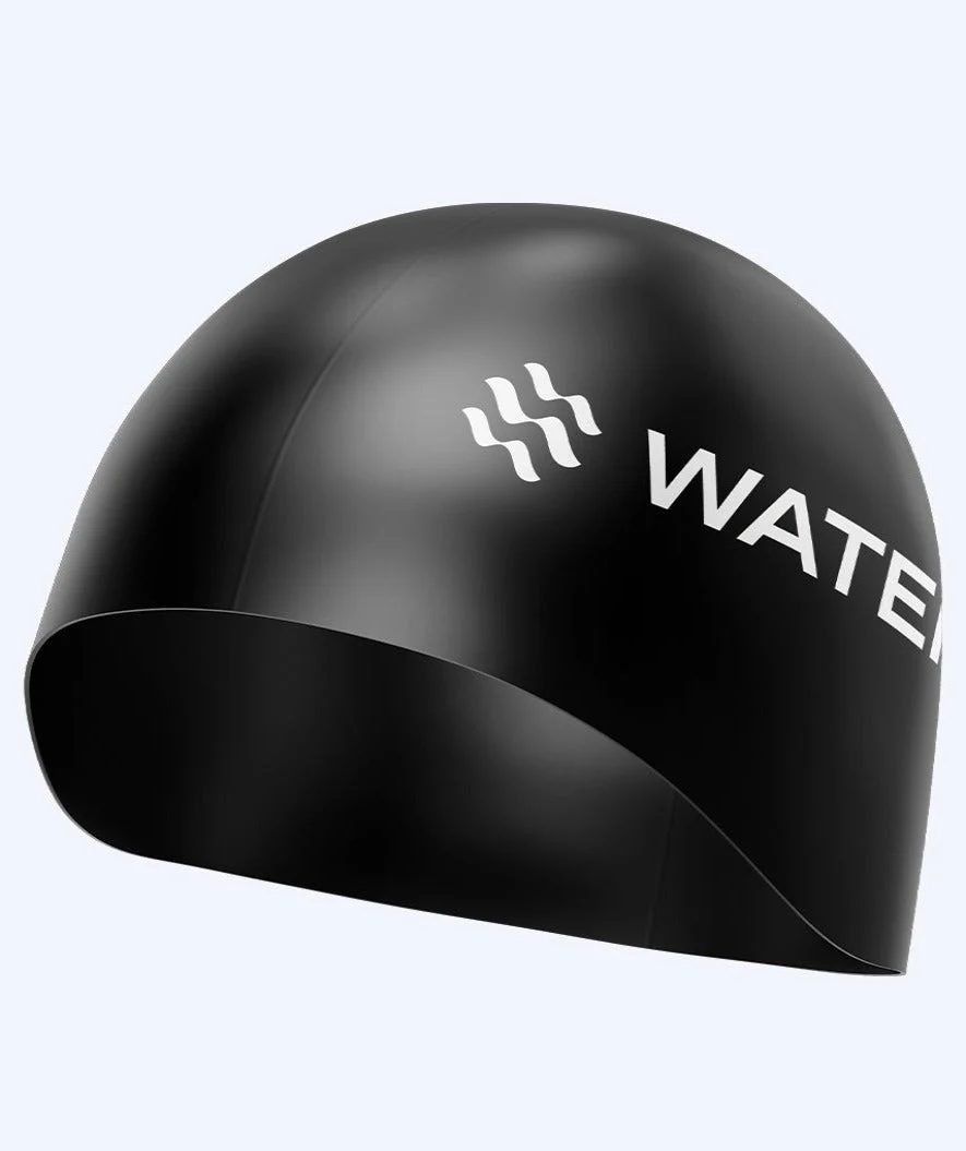 Watery competition swimming cap - Signature Dome - Black