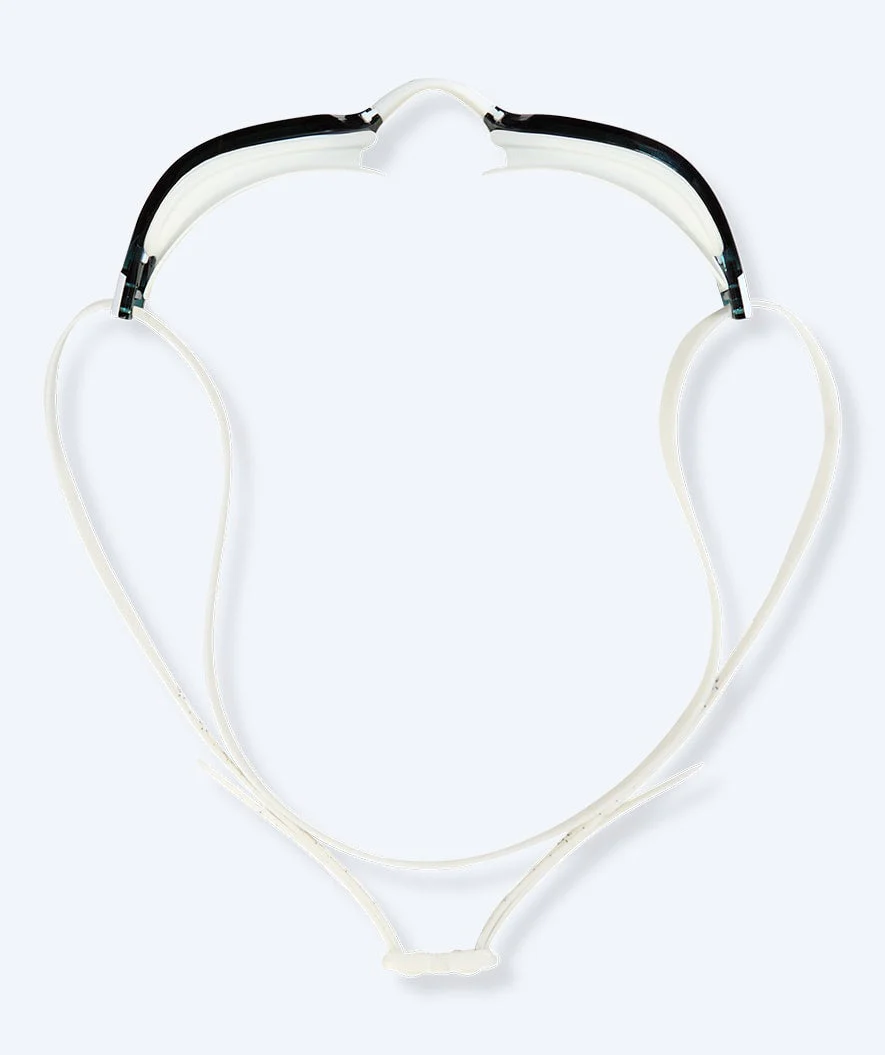 Watery racing swimming goggles for kids - Power Lane - White/silver - Image 3