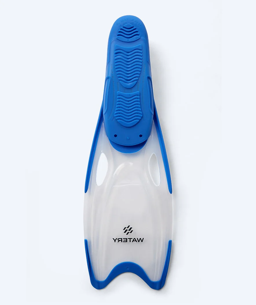 Watery diving fins for junior (34-37) - Rilian - Blue/clear - Image 5